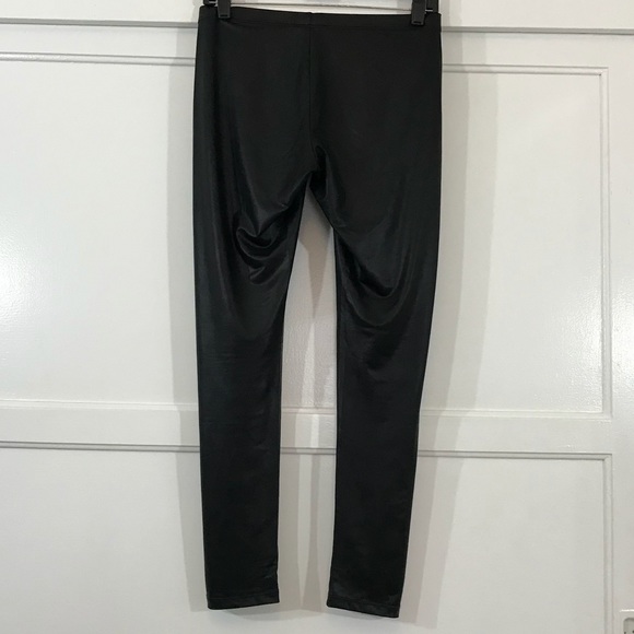 Faux Leather Leggings - Picture 3 of 4